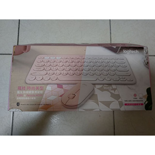 Logitech 羅技 全新 時尚美型藍芽無線鍵盤滑鼠組 玫瑰粉 K380 跨平臺藍芽鍵盤 + M350 藍芽無線滑鼠