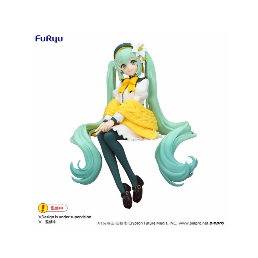 現貨 FURYU 景品 初音未來 Flower Fairy -白百合- 泡麵蓋公仔