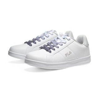 FILA 休閒鞋 白 灰漸層 皮革 小白鞋 男 1C323Z144