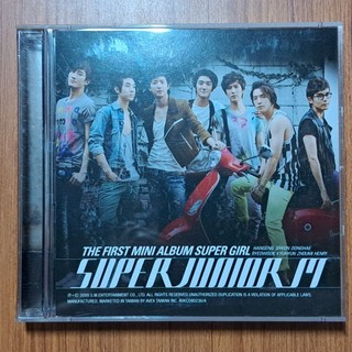 SUPER JUNIOR THE FIRST MINI ALBUM SUPER GIRL 台版 CD+DVD 近全新