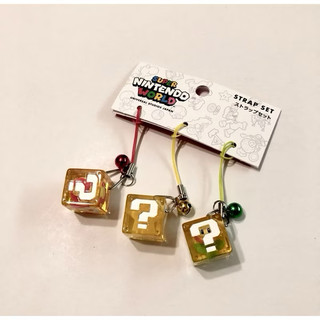 特價現貨🔥日本大阪環球Mario任天堂 瑪利歐 問號磚 火焰花火之花 蘑菇 無敵星星 吊飾鑰匙圈