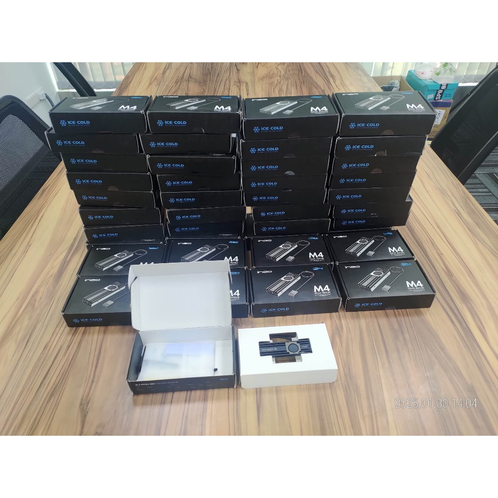 ineo M.2 M2 2280 SSD散熱器 散熱片 低噪風扇 導熱銅條 [C2600]