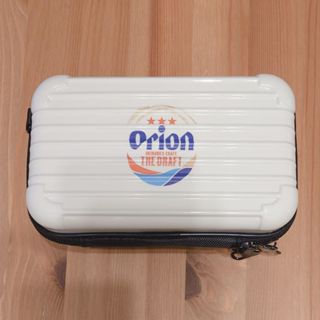 全新現貨 ORION BEER 硬殼收納包 盥洗包 化妝包 整理盒 迷你行李箱
