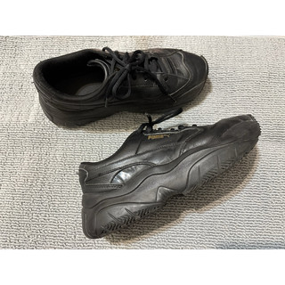 二手_ PUMA STORM.Y L WNS 復古厚底老爹鞋 黑23.5
