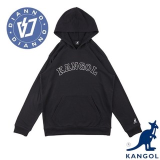 帝安諾-實體店面 KANGOL 長袖連帽上衣 帽T 印花字母 LOGO 黑色 深藍 經典款 63551072