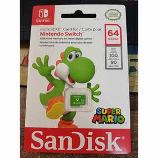 SanDisk NS Switch Lite OLED 任天堂 認證 專用 原廠 耀西 記憶卡 64G