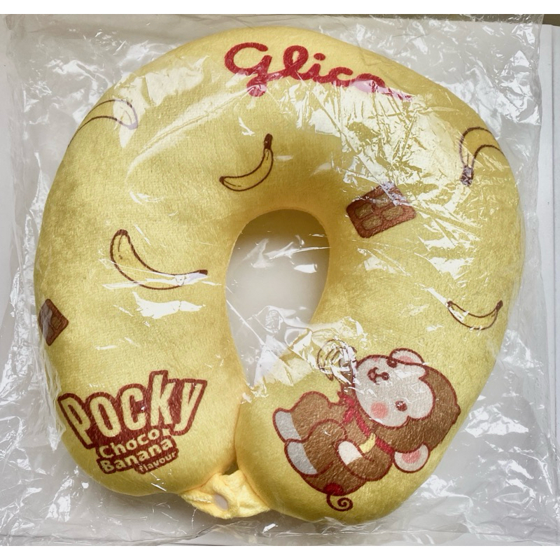 泰國巧克力香蕉Pocky限量U型頸枕 旅行枕