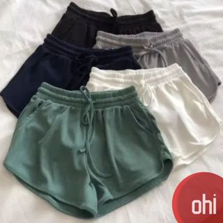 【ohi】真理褲 短褲 休閒居家睡褲 熱褲 運動褲 學生休閒短褲 大碼寬鬆 百搭顯瘦 女生短褲 女裝 GPY8049