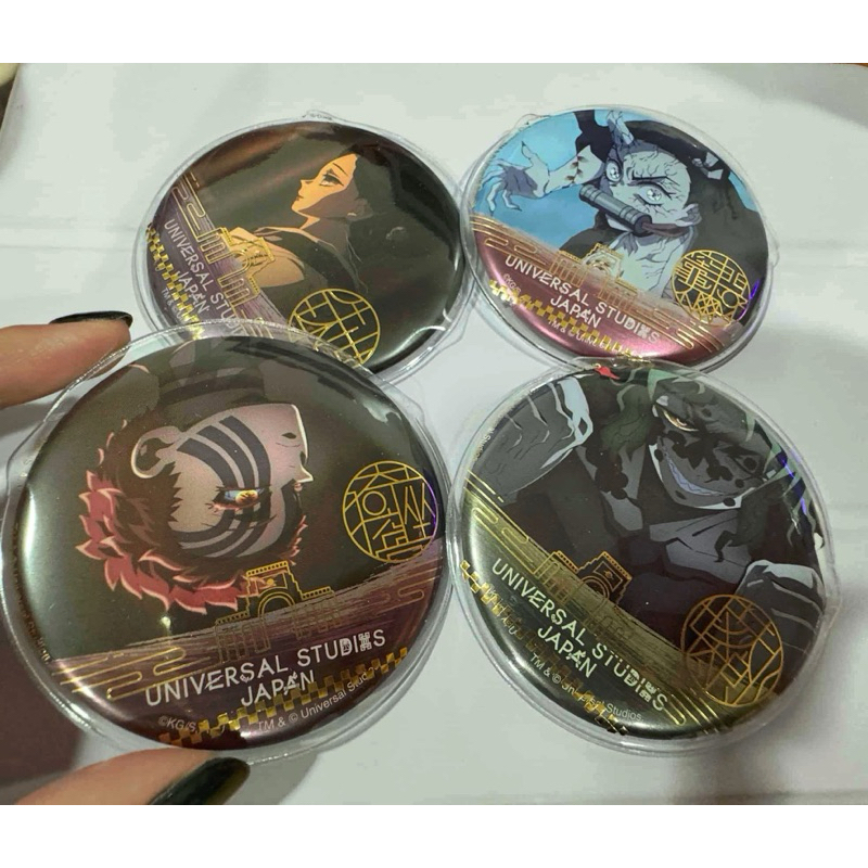 現貨🔥鬼滅之刃 USJ環球限定徽章/吧唧✨猗窩座/禰豆子/珠世/妓夫太郎