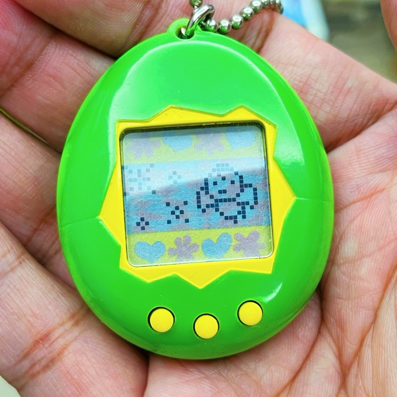 ［電子雞］［七五成新］Tamagotchi 塔麻可吉 他媽哥池 初代外銷版本 黑白電子雞。