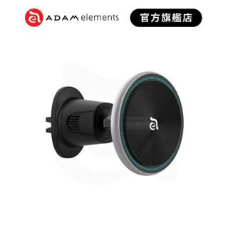 【ADAM 亞果元素】OMNIA CX2 質感金屬炫光藍車用磁吸充電器(iPhone 12-15 專用) 品牌旗艦店
