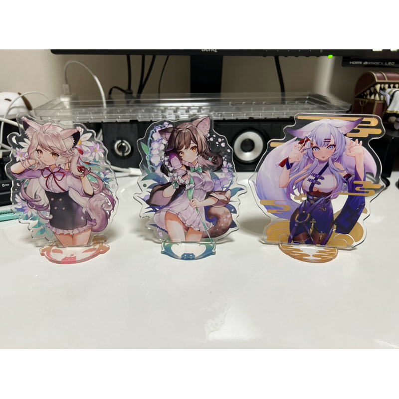 雲際線工作室 李李鈴蘭、瑪格麗特．溫特斯、神稻櫻火 Vtuber 畢業紀念立牌