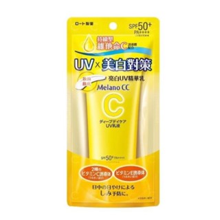日本樂敦melano cc現貨 維他命c 亮白uv精華乳 spf50+50g (防曬乳.隔離乳.妝前乳液)