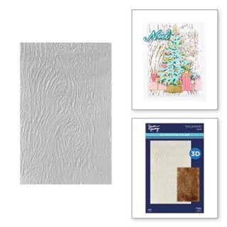 Spellbinders x Simon Hurley 樹皮3D浮雕版 Bark 3D Embossing Folder