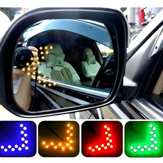 1對汽車後視鏡轉向燈,車用LED後照鏡方向燈,轎車後視鏡面板箭頭轉向指示燈