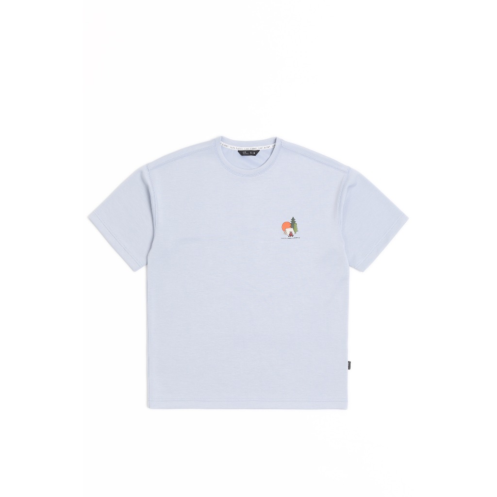 Life8 山野露營 太空棉印花短袖上衣-No.11345