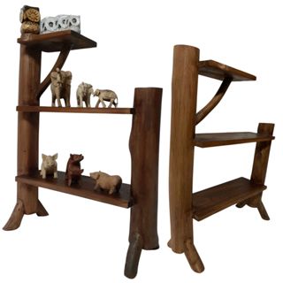 【自然屋精品】 層架 花架 鞋架 柚木層架(現貨) 傢俱擺飾 造型小層架 手工柚木小鞋架裝飾 原木層架 巴里島 柚木花架