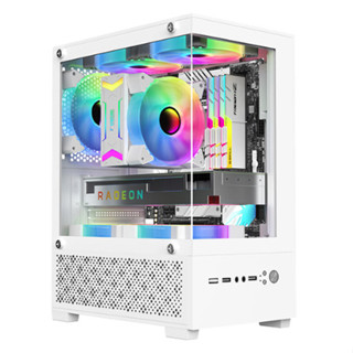 [臺灣現貨][全新][保固30天]單機箱 不含風扇 MATX iTX 小型 電腦主機 機箱 機殼 海景型