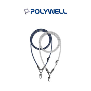 【POLYWELL】手機掛繩充電線 Type-C PD 60W編織快充線 D型扣可旋轉 可頸掛斜背防丟 背繩 掛繩充電線