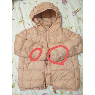 二手 小孩兒童冬季保暖羽絨衣 羽絨外套(120cm穿)畫紅圈有點汙漬 介意者請勿下單