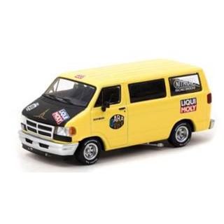 TARMAC WORKS 1/64 道奇 Dodge Van 箱型車 黃色 東海模型