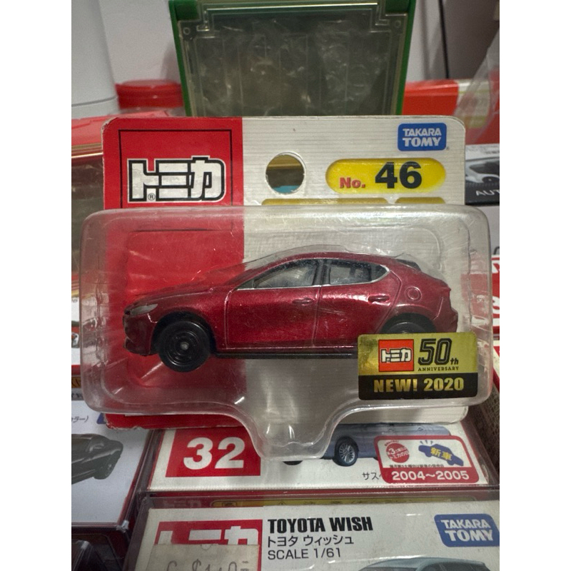 TOMICA  NO.46絕版MAZDA 3 新車貼 吊卡