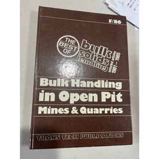 白鷺鷥書院2（二手書）Bulk Handing in Open Pit Mines & Quarties