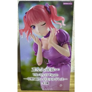 FGS> 正版日版 FuRyu 五等分的花嫁 新娘 Trio-Try-iT 中野二乃 淺彩洋裝 粉彩洋裝 美女 公仔