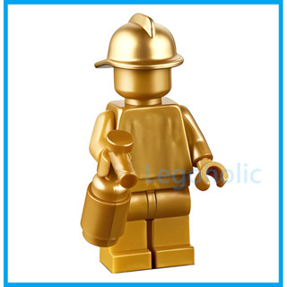 LEGO 樂高 60207 珍珠金色 消防員 雕像 全新品, 城市 消防局 警察