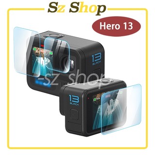 Gopro hero 13鋼化膜 GoPRO 13保護貼 9H 前鏡頭/前後螢幕 gopro13 鋼化膜