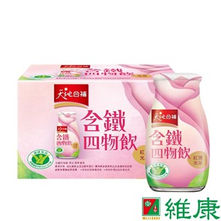 桂格 天地合補 含鐵玫瑰四物飲禮盒 (6入/盒) (每罐120ml) 維康