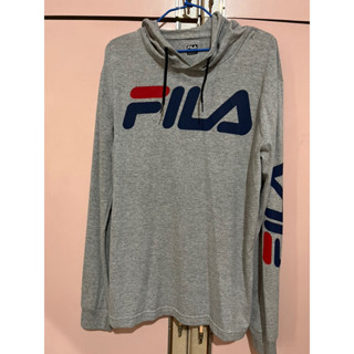 全新美國帶回FILA正品薄長袖長版連帽上衣