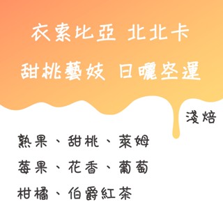 衣索比亞 北北卡 甜桃藝妓 G1 藝妓 日曬空運批次 咖啡豆【豆箱咖啡】