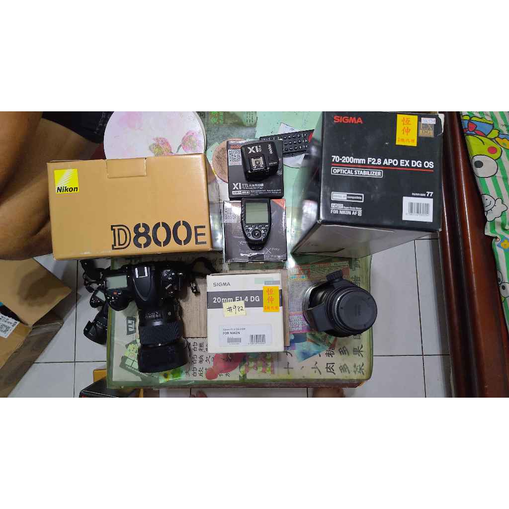 NIKON D800E/sigma/20mm/70-200mm/攝影套裝組/整套出清