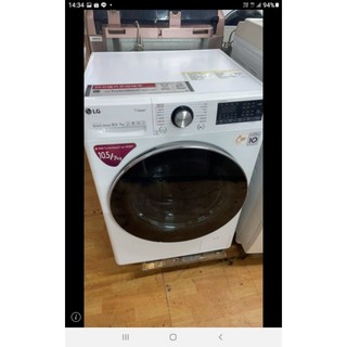 2020年新款～二手中古樂金LG10.5公斤變頻滾筒洗脫烘洗衣機，2020年，型號WD-S105VDW ，保固3個月