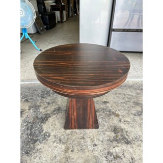 香榭二手傢俱*新古典胡桃木2尺 小圓桌-展示檯-展示臺-花臺架-花檯架-邊桌-小茶几-茶几桌-電話櫃-展示桌-玄關桌