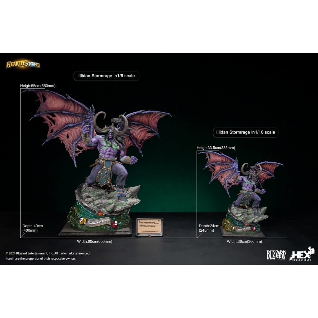 🔥 KOF模型王者 🔥 預購 HEX Collectibles 伊利丹 怒風 GK雕像 兩種比例 1/6 & 1/10