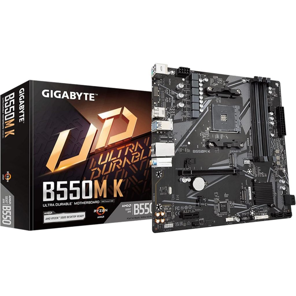 [含稅附發票] 技嘉 B550M-K + R5 4500 R5 5500 5600 (7奈米) 全新盒裝 散片 套餐