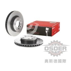 【奧斯德】7L6615301P/302P Cayenne Touareg Q7 前 煞車盤 碟盤 BREMBO