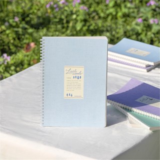 KOKUYO Little Woods軟線圈8mm點線筆記本/ A5/ 80頁/ 藍 eslite誠品
