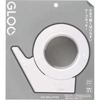 耀您館★日本KOKUYO大捲吸盤式固定GLOO防滑膠台膠帶台膠帶座T-GM500W(特殊加工平口刃刀片,易切斷口更漂亮)