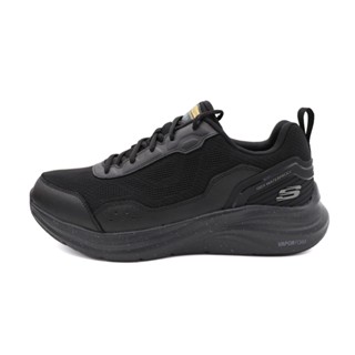 Skechers Waterproof 黑 寬楦 網布 厚底 運動鞋 男款 B5595【新竹皇家232959WBBK】