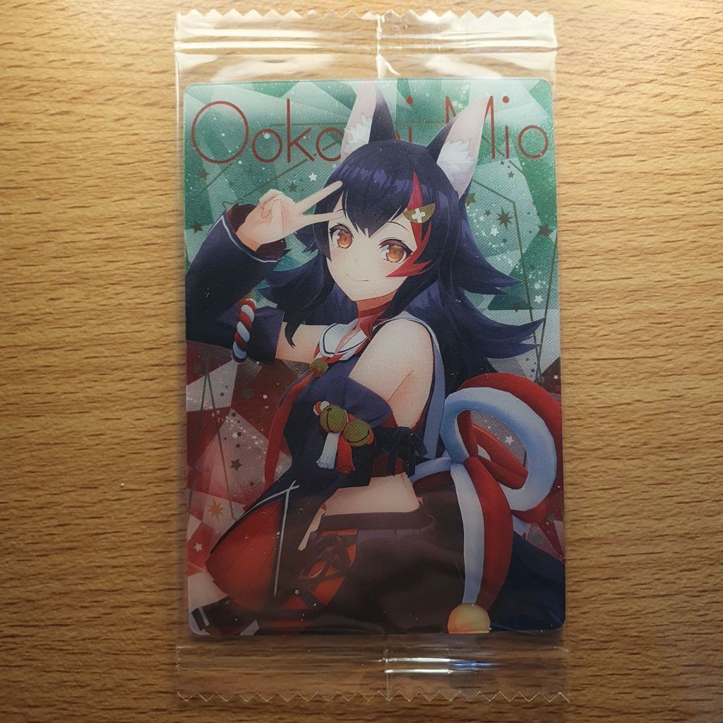 【推推屋】hololive 威化餅收藏卡 餅卡 第1彈 vol.1 初期衣裝 大神澪 大神ミオ Mio GAMERS