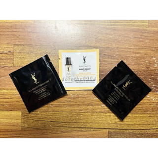 聖羅蘭YSL 「合售」臺灣公司貨 恆久完美無暇持妝粉底1ml 極效活萃夜光仙人掌超級精華 恆久完美精準無瑕遮瑕液