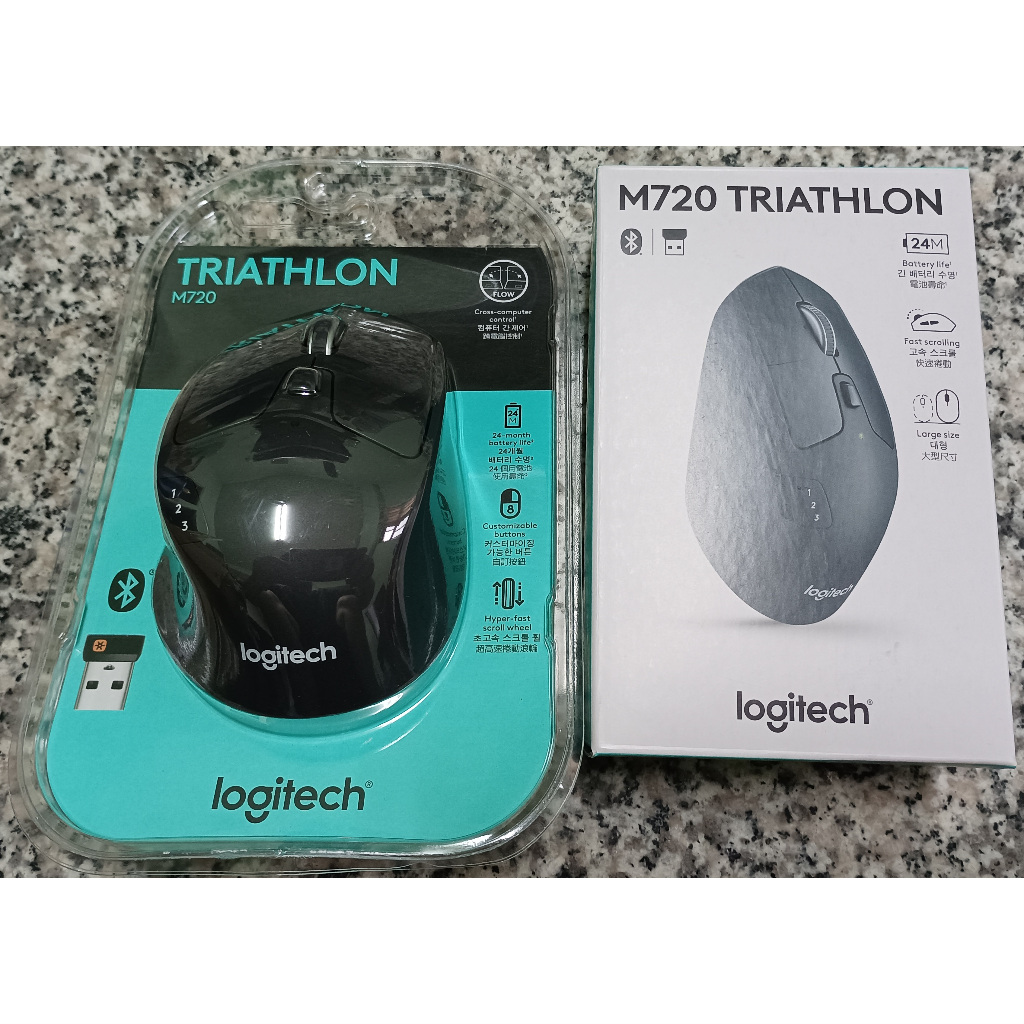含發票 台灣公司貨 Logitech 羅技 M720 多工無線滑鼠