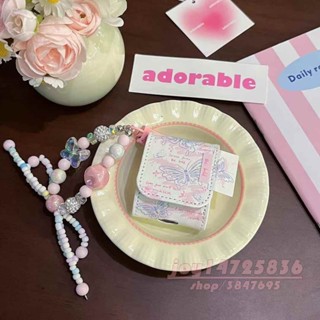 翻蓋皮質蝴蝶 ins風 簡約 適用Airpods4代保護殼 1/2/3代 Pro蘋果無線藍牙耳機殼 pro2 軟殼
