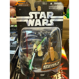 【星際大戰老玩具】Hasbro 3.75 SAGA 吊卡 尤達 Yoda