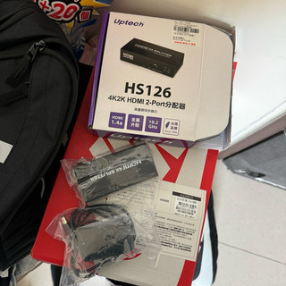 ❣️近全新❣️使用過1-2次 UPTECH登昌恆 HS126 4K2K HDMI 2-Port 分配器