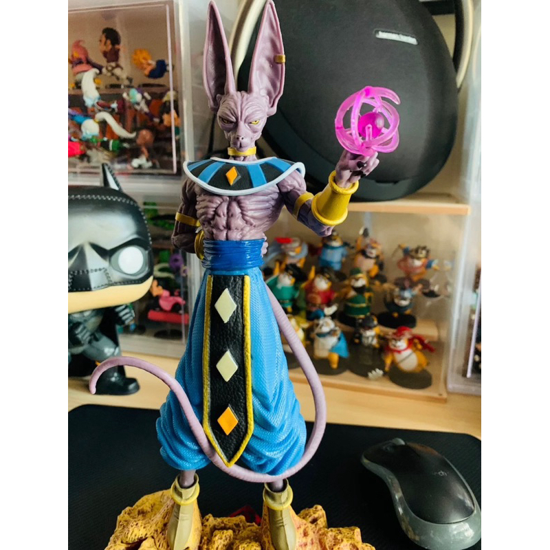 七龍珠 七龍珠公仔 30cm 比魯斯 破壞神 GK 手辦 公仔 周邊模型 禮物 擺件 雕像 動漫周邊