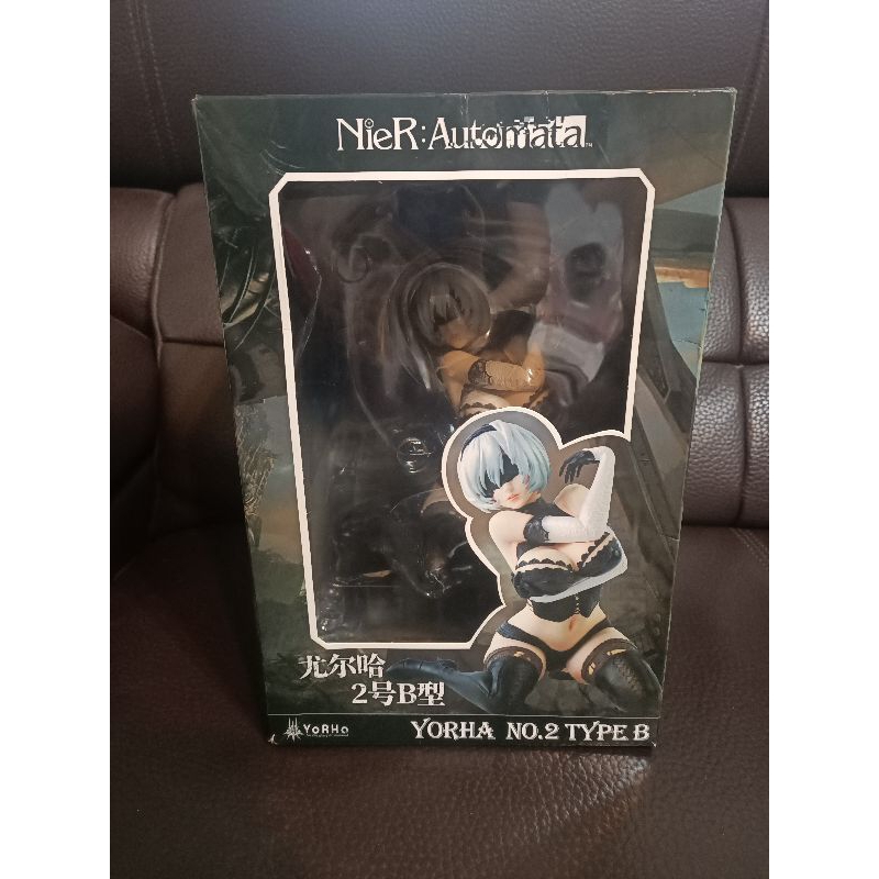 港版 巨無霸 機械紀元 NieR:Automata 尼爾 二號B型 2B 機械生命體 尤爾哈 自動人形 跪姿